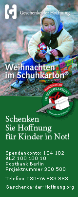 Weihnachten im Schuhkarton